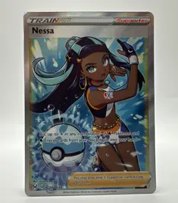 Pokemon Sword & Shield Lost Origin Nessa TG27/TG30 Trainer Gallery Full Art - Image 1