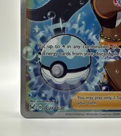 Pokemon Sword & Shield Lost Origin Nessa TG27/TG30 Trainer Gallery Full Art - Image 5