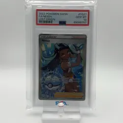 Nessa TG27/TG30 Swsh11: Lost Origin Trainer Gallery Holo PSA 10 - Image 1