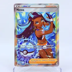 Pokemon TCG Nessa TG27/TG30 Lost Origin Trainer Gallery Full Art Ultra Rare [NM] - Image 1