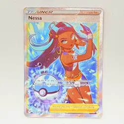 Pokemon TCG Nessa TG27/TG30 Lost Origin Trainer Gallery Full Art Ultra Rare [NM] - Image 5