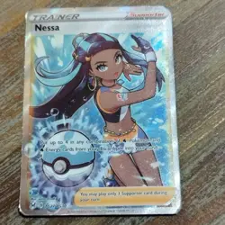 Pokemon TCG Nessa TG27/TG30 Lost Origin Trainer Gallery Full Art Ultra Rare GC - Image 1