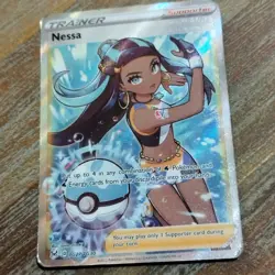 Pokemon TCG Nessa TG27/TG30 Lost Origin Trainer Gallery Full Art Ultra Rare GC - Image 2