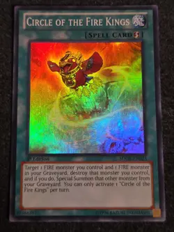Circle Of The Fire Kings SDOK-EN023 Yu-Gi-Oh! Light Play 1st Edition - Image 1