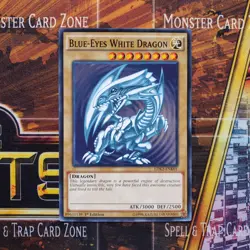 1x Blue-Eyes White Dragon (SDK Art) - Common - LDK2-ENK01 - 1st Ed - LP - Image 1