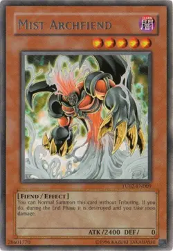 Mist Archfiend - TU02-EN009 - Rare - Unlimited Edition x1 - Lightly Played - Image 1