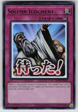 Solemn Judgment Ultra Rare Rarity Collection 5 RA05-EN124 NM Yu-Gi-Oh - Image 1