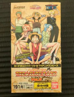 BANDAI 2002 One Piece Hyper Battle TV Anime Treasure Vol.2 (1-Box) - Image 1