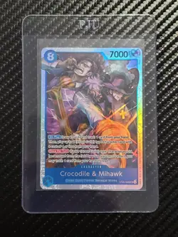 Crocodile & Mihawk ST25-003 SR - Starter Deck 25: BLUE Buggy Foil One Piece - Image 1