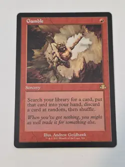 Gamble (Retro Frame) Dominaria Remastered Regular - Image 1