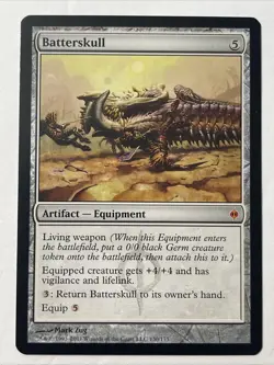 MTG Magic the Gathering Batterskull (130/181) New Phyrexia LP - Image 1