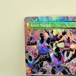 Magic The Gathering Foot Ninjas Foil Secret Lair TMNT 0209 Borderless NM MTG - Image 3