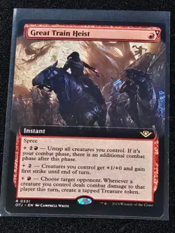 Great Train Heist (Extended Art) Outlaws of Thunder Junction - Image 1