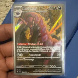 Scolipede 134/086 Pokemon TCG Black Bolt Illustration Rare Card NM/M Condition - Image 2