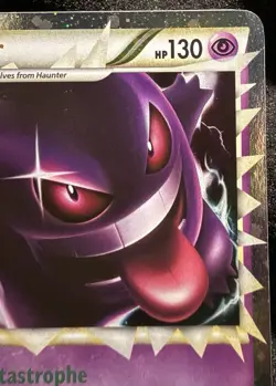 Pokemon TCG Gengar [Prime] 94 HGSS: Triumphant 2010 NM+ 🌀SWIRL🌀 10 Contender🔥 - Image 5