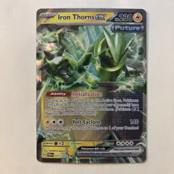 Pokemon TCG Holo Ultra Rare Iron Thorns Ex 077/167 Twilight Masquerade NM - Image 1