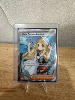 Pokemon TCG Mega Evolution Full Art Trainer Lillie's Determination SAR 169/132 - Image 1