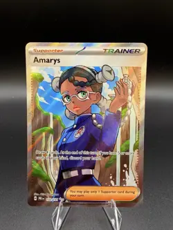 Amarys - 132/131 PRE 132/131 Pokemon SV: Prismatic Evolutions Ultra Rare Holo... - Image 1