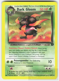 POKEMON DARK GLOOM 36 TEAM ROCKET UNLIMITED LP - Image 1