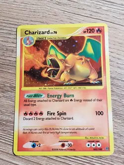 Pokemon Charizard Stormfront 103/100 Holo Diamond & Pearl 2008 RARE LP Beautiful - Image 1