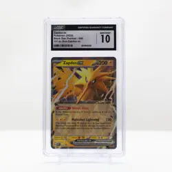 Pokemon Zapdos ex Holo #49 Pokemon 151 Promo 2023 - CGC 10 Gem Mint - Image 2