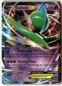 Gallade EX ⭐ 34/108 Holo EX Rare Roaring Skies 2015 Pokemon NM/LP - Image 1