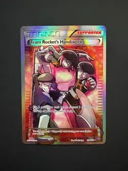 Team Rocket's Handiwork 124/124 Pokemon Fates Collide Rare Ultra NM 2016 - Image 1