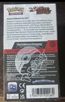 Pokemon TCG Destined Rivals Half Booster Box New Sealed - Image 2