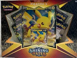 Pokemon TCG Shining Fates Pikachu V Box Collection - New/Factory Sealed - Image 1