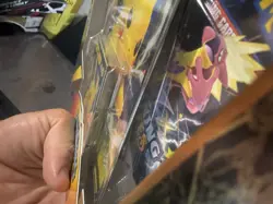 Pokemon TCG Pikachu V Promo Box Collection Shining Fates New Sealed 4 Packs - Image 3