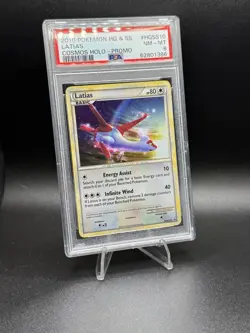 Pokemon Latias - (Cosmos Holo) HGSS10 Hgss Holo PSA 8 - Image 1