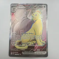 Pokemon Team Rocket’s Persian EX 219/182 NM Full Art Ultra Rare Destined Rivals - Image 2