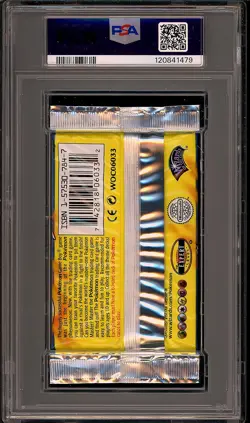 Pokemon 1999 WOTC Base Set Charizard UK Sealed Booster Pack GEM MINT PSA 10 - Image 2