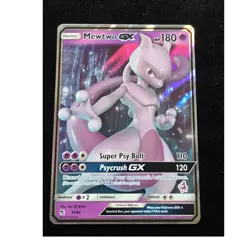 Pokemon TCG Mewtwo GX 31/68 Battle Academy Stamp Ultra Rare Holo Basic - Image 1