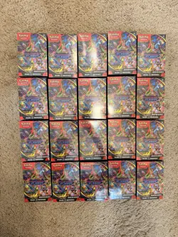Lot Of 20x! Pokemon TCG Mega Evolution Phantasmal Flames Booster Bundle SEALED - Image 1