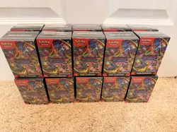 Lot Of 20x! Pokemon TCG Mega Evolution Phantasmal Flames Booster Bundle SEALED - Image 2