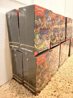 Lot Of 20x! Pokemon TCG Mega Evolution Phantasmal Flames Booster Bundle SEALED - Image 3