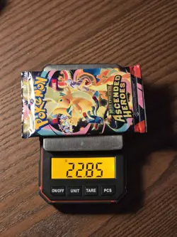 VERY HEAVY! 22.85g Pokemon TCG Ascended Heroes Booster Pack (SEALED) GOD PACKU! - Image 1