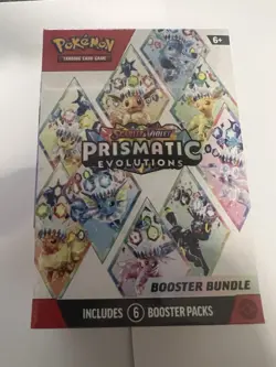 Pokemon TCG Prismatic Evolutions Booster Bundle Unopened. - Image 1
