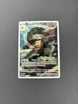 Pokemon Paradox Rift Crustle 183/182 SIR Secret Illustration Rare New Mint - Image 1