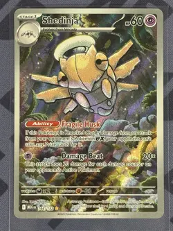 Pokemon TCG - Shedinja 161/132- Pack Fresh - Mega Evolution ME01 NM - Image 1