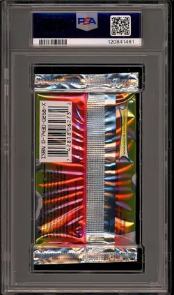 Pokemon 2000 WOTC 1st Edition Neo Genesis Meganium Sealed Booster Pack PSA 10 - Image 2