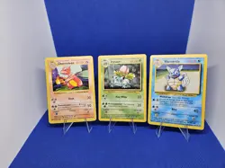 Pokemon TCG Base Set Lot - Charleston (Shadowless) Ivysaur Wartortle - Image 1
