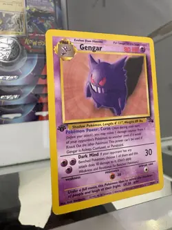 Pokemon Gengar 1st Edition Fossil 20/62 Non-holo - Image 2