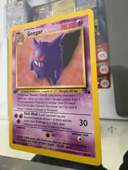 Pokemon Gengar 1st Edition Fossil 20/62 Non-holo - Image 3