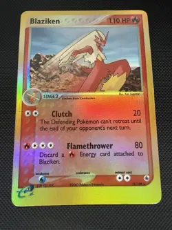 Pokemon Blaziken 15/109 Ruby & Sapphire Reverse Holo MP - Image 1