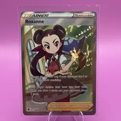 Pokemon Roxanne Ultra Rare Full Art Holo Trainer 188/189 Astral Radiance - Image 1