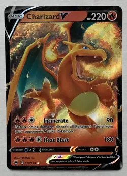 Pokemon Crown Zenith Charizard V 018/159 Ultra Rare NM - Image 1