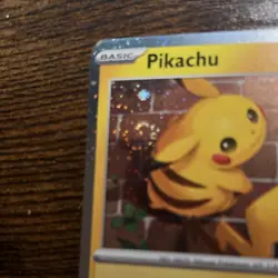 Double cosmic swirl Pokemon TCG Pikachu pokemon day stamp 051/162 pack fresh - Image 1