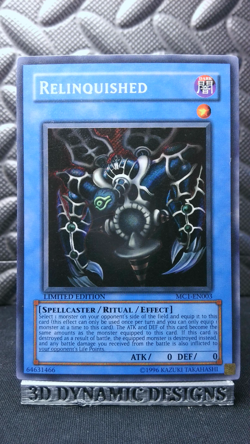 | Yugioh Relinquished MC1-EN003 Secret Rare Master Collection 1 LP/PL 🔥 | - Image 1